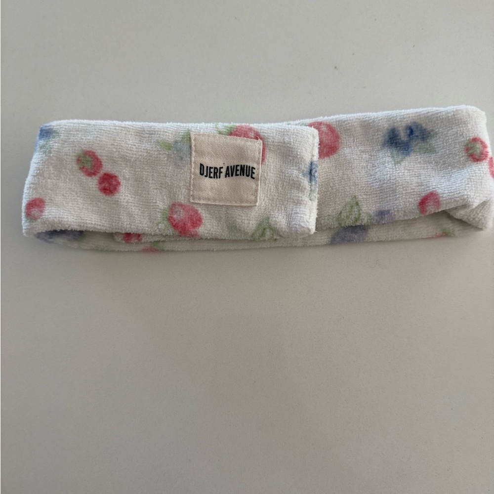 Djerf Avenue Floral Headband - White and Multicolor